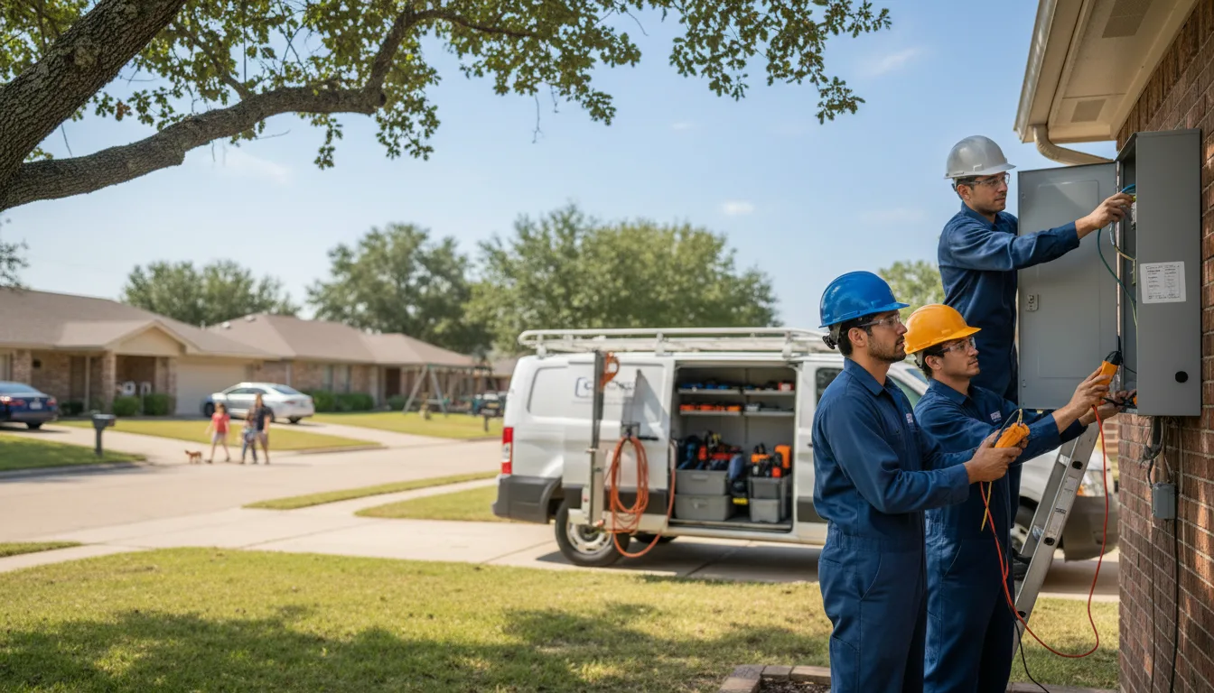Certified electrician providing emergency electrical services in Emerson, IA